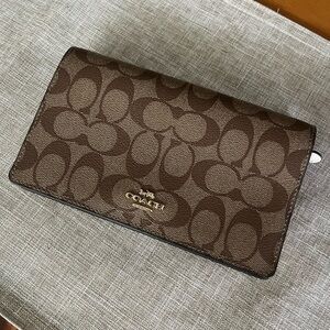 Coach Anna Foldover Clutch